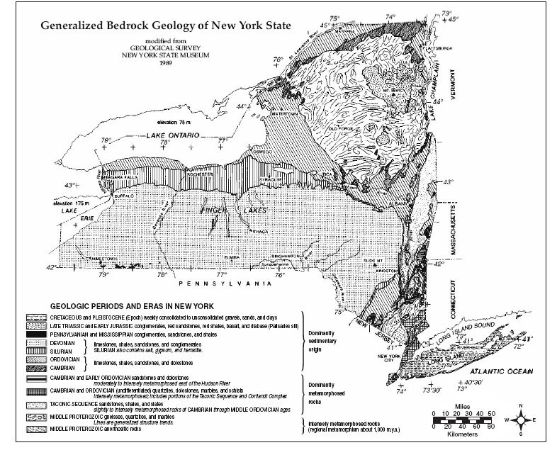 New York Map With Latitude And Longitude Lines United States Map